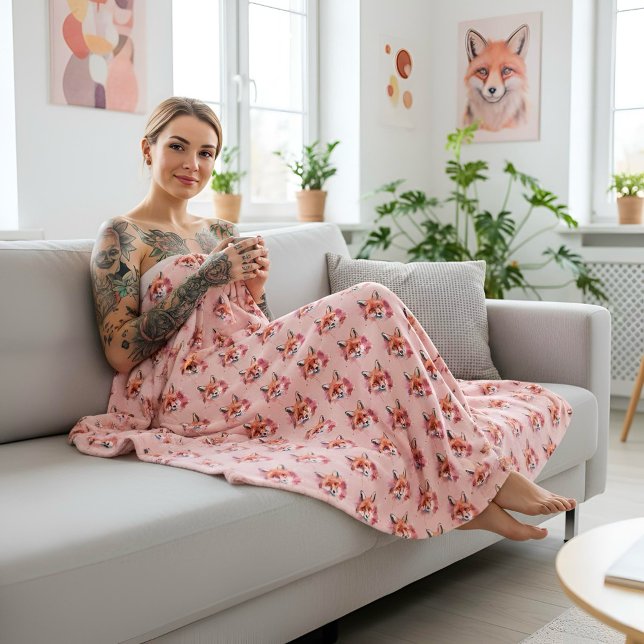 Fox Fleece Blanket (Skapare uppladdad)