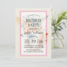 Fox Flower Crown Watercolor                       