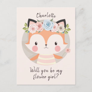 Fox Flower Girl Frieri kort