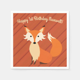 Fox-Födelsedagsfest Pappersservett