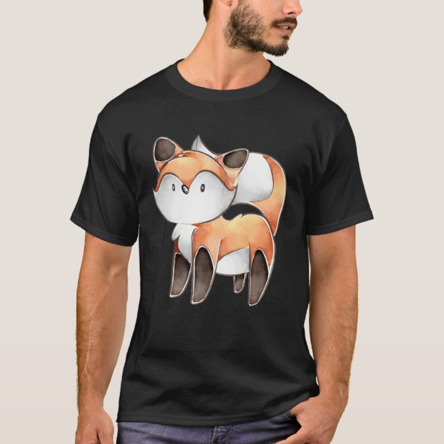 Fox  for women men children  3 t shirt (Framsida)
