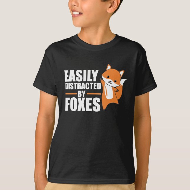 Fox Forest Animal Foxes Orange Kawaii Animal T Shirt (Framsida)