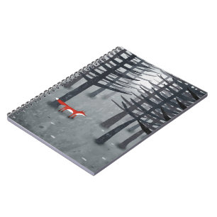 Fox Forest Art Anteckningsbok