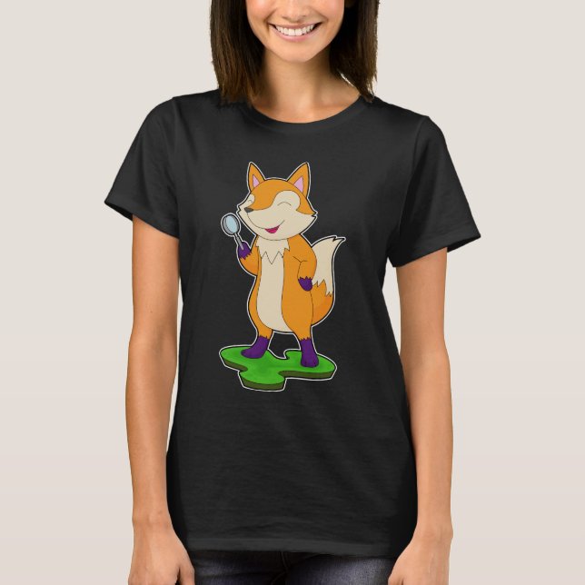 Fox Förstoringsglas T Shirt (Framsida)