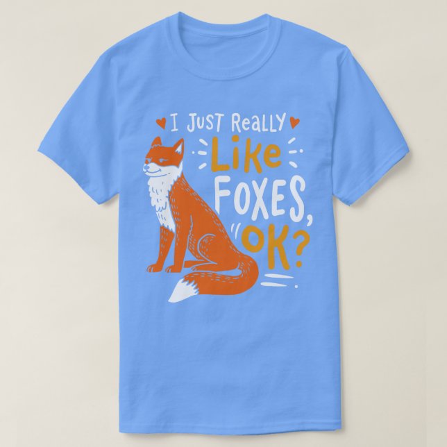 Fox Fox Älskare 9 T Shirt (Design framsida)