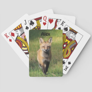 Fox Friend-spelkort - Anpassa det! Casinokort