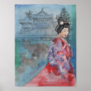 Fox-frun av Portia St Luke Poster