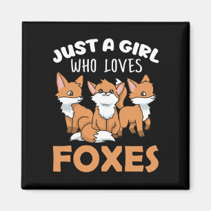 Fox-gåvor kvinnor Fox-gåvor flickor Fox Älskare Magnet