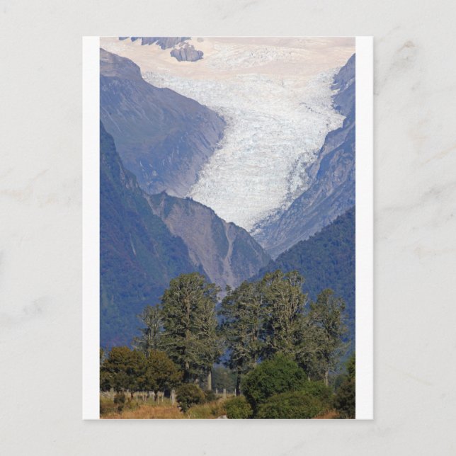 Fox glacier Nya Zeeland Vykort (Framsida)