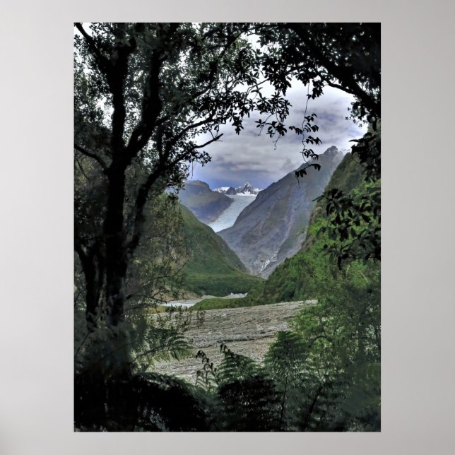 Fox Glacier Poster (Framsidan)
