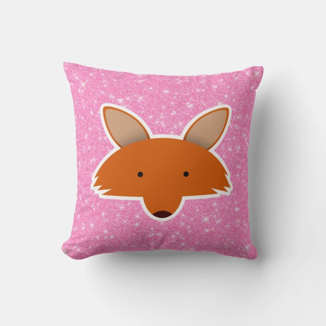 Fox Glitter Kudde (Framsida)