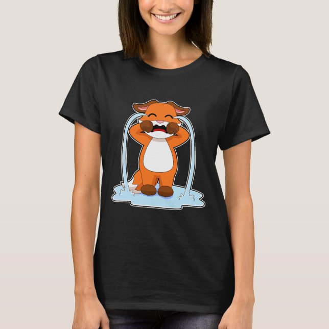 Fox Gråter T Shirt (Framsida)