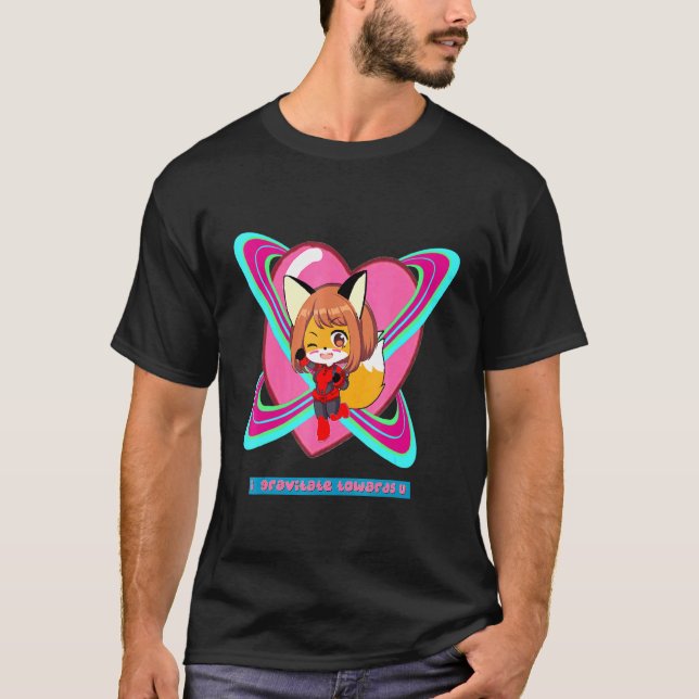 Fox Gravity Girl Toppen Space T Shirt (Framsida)