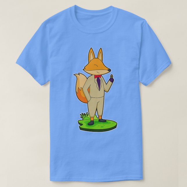 Fox Groom Ring Bröllop T Shirt (Design framsida)