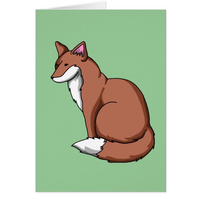 Fox Hälsningskort (Framsidan)