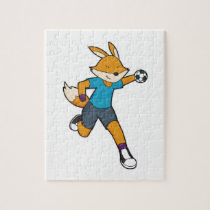 Fox Handball-spelarhandboll Pussel