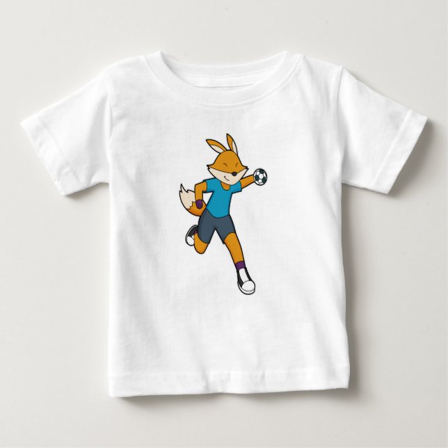 Fox Handball-spelarhandboll T Shirt (Framsida)
