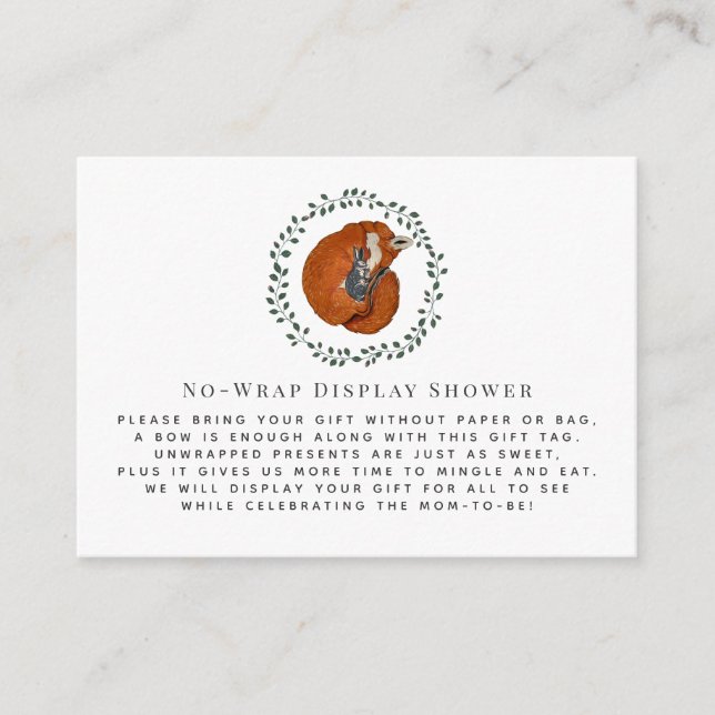 Fox & hare | Ingen figursättningens Visning för in Tilläggskort (Framsida)