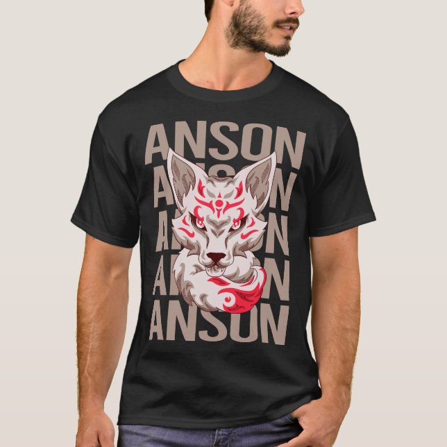 Fox Head - Anson Namn T Shirt (Framsida)