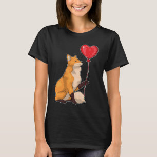Fox Heart Balloon T Shirt