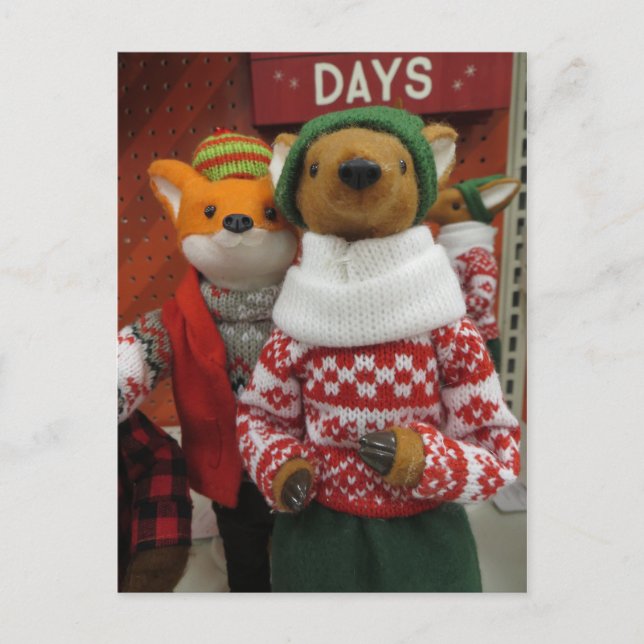 Fox & Hjort Dekoration Vykort (Framsida)