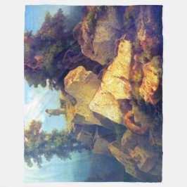 Fox Hunt Josef Navrátil efter 1850 Fleecefilt