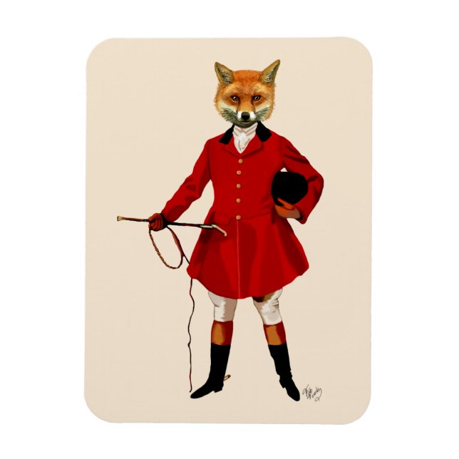 Fox Hunter 2 Fullt 3 Magnet (Vertikal)
