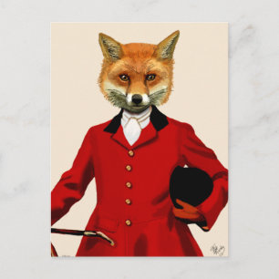 Fox Hunter 2 Porträtt 2 Vykort
