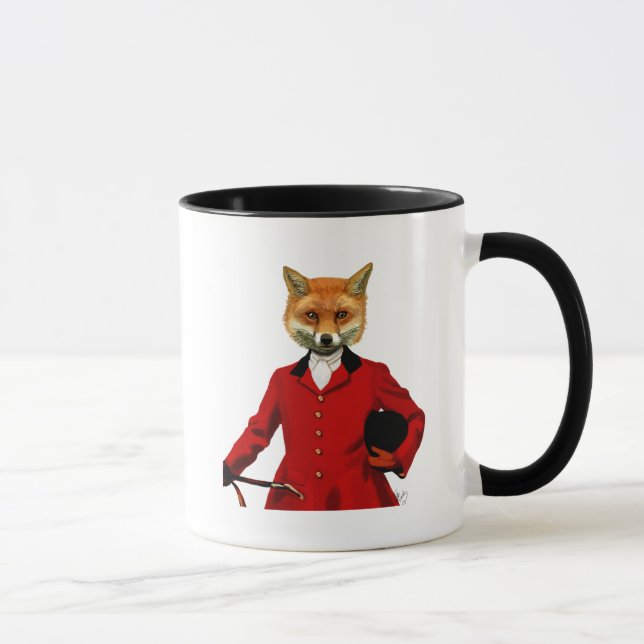 Fox Hunter 2 Porträtt Mugg (Höger)