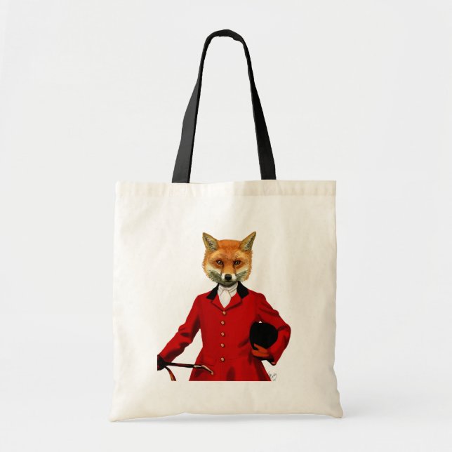 Fox Hunter 2 Porträtt Tygkasse (Framsidan)