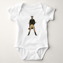 Fox Hunting Baby dusch Bodydress