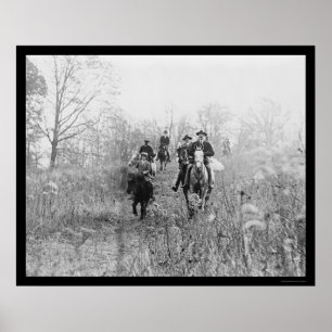 Fox Hunting i Virginia 1924 Poster