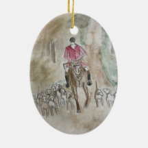 Fox Hunting jul Ornament