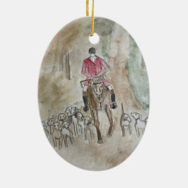 Fox Hunting jul Ornament