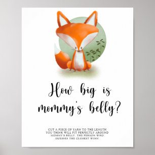 Fox - Hur stort är mamma belly-spelet? Poster