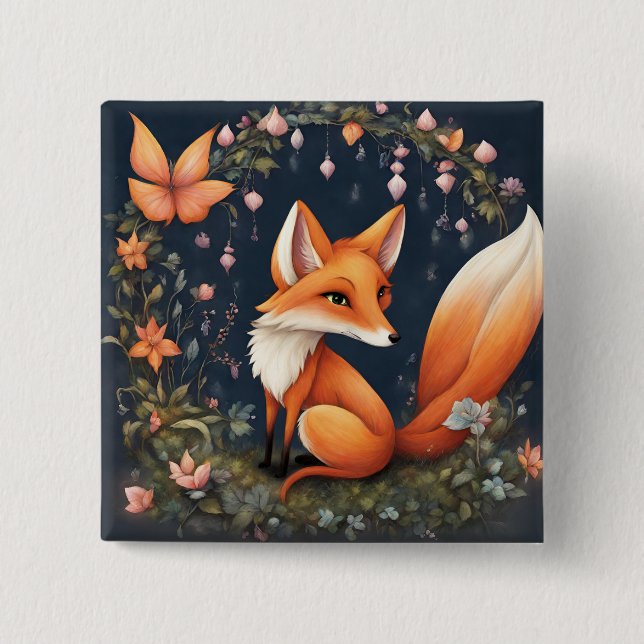 Fox i Bloom Knapp (Framsida)
