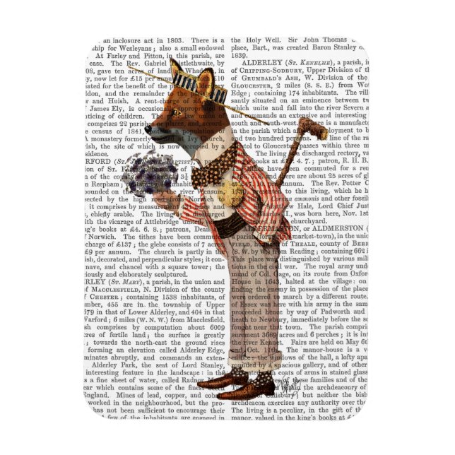 Fox i Boater Magnet (Vertikal)