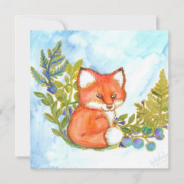 Fox i fernerna julkort