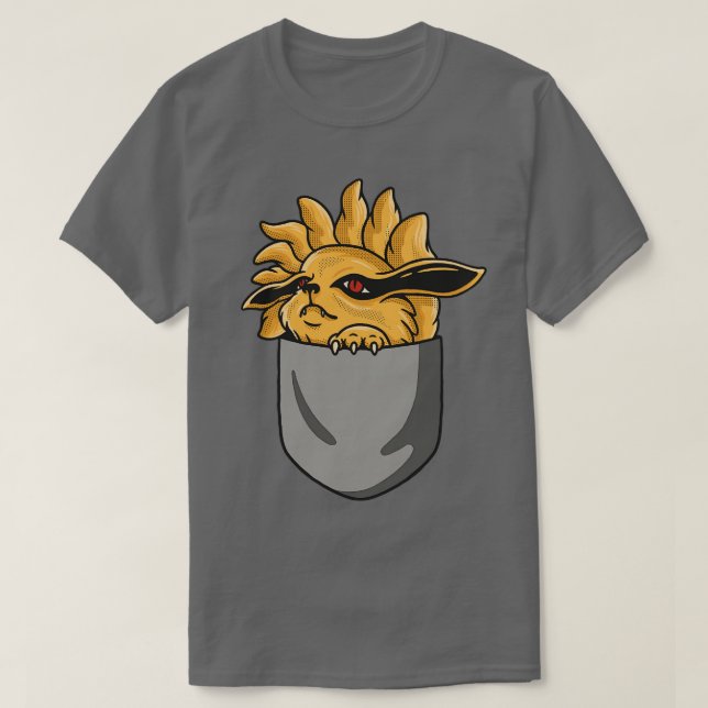 fox i fickan t shirt (Design framsida)