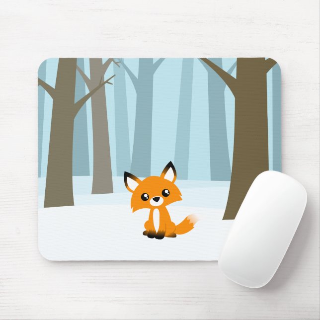 Fox i Forest Mousepad Musmatta (Med mus)