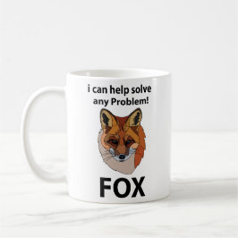 Fox I kan hjälpa till att lösa alla problem som ka Kaffemugg