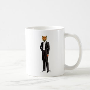 Fox i kväll i Kostym Fullt Kaffemugg