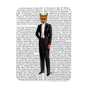 Fox i kväll i Kostym Fullt Magnet