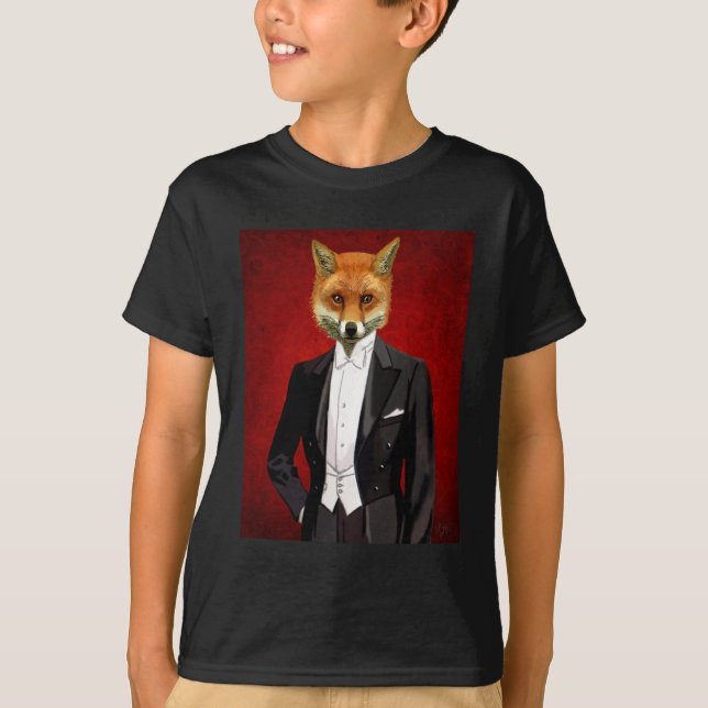 Fox i kvällar Kostym, Porträtt T Shirt (Framsida)
