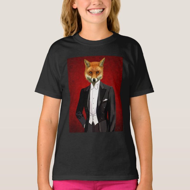 Fox i kvällar Kostym, Porträtt T Shirt (Framsida)