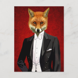 Fox i kvällar Kostym, Porträtt Vykort