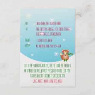 Fox i Mittens-inbjudan Inbjudningar