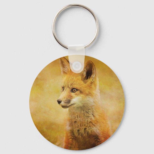 Fox i skogen nyckelring (Framsida)