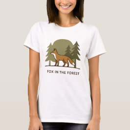 Fox i skogen t shirt