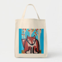 Fox i Skogen Tote Bag